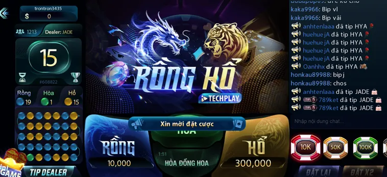 Chinh Phục Dragon Tiger Tại 789Club Nhận Thưởng Cực Lớn Mỗi Ngày