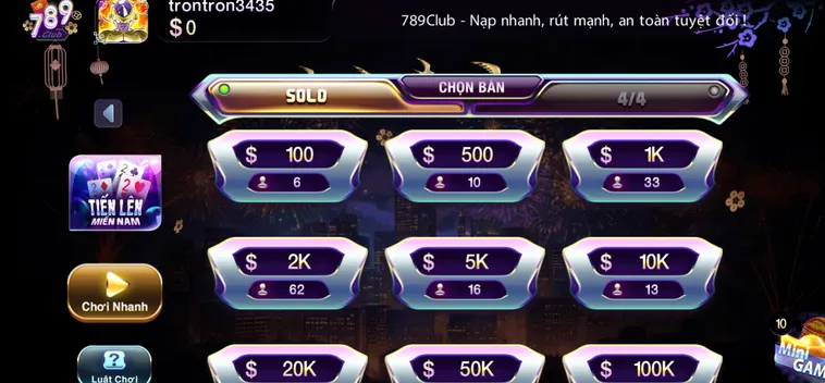 Chinh Phục Tiến Lên Miền Nam Nhà Cái 789Club Nhận Thưởng Lớn 2026