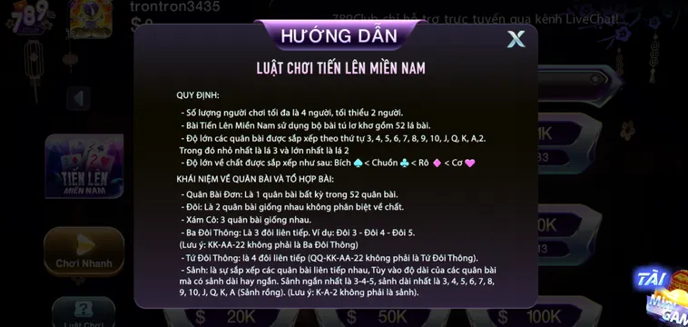 Chinh Phục Tiến Lên Miền Nam Nhà Cái 789Club Nhận Thưởng Lớn 2026